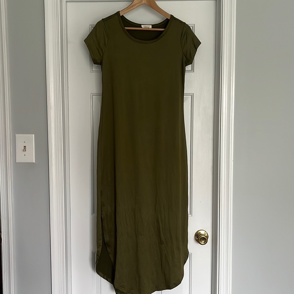 urban rose Dresses & Skirts - Olive green T-shirt dress